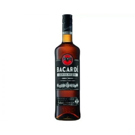 Bacardi Carta Negra rum 0,7l 40% ***kifutó