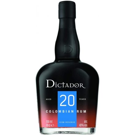 Dictador 20 éves rum 0,7l 40%