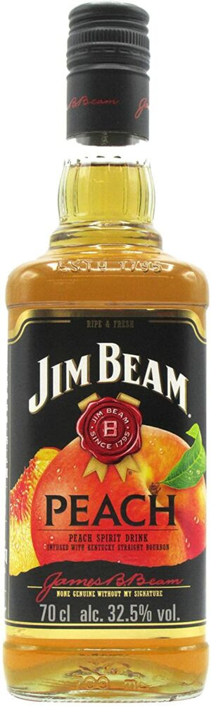 Peach 0,7l Beam Jim 32,5% whiskey