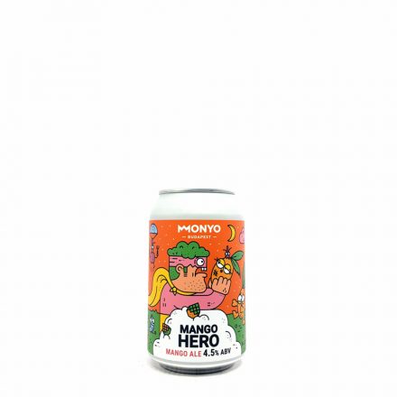 Monyo Mango Hero - Mango Ale sör 0,33l 4,5% 1/12