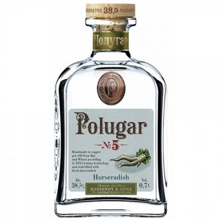 Polugar N.5 - Horseradish vodka  0,7l 38,5%