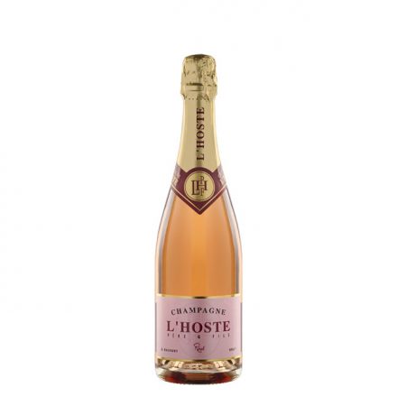 L Hoste Brut Rosé Champagne pezsgő 0,75L