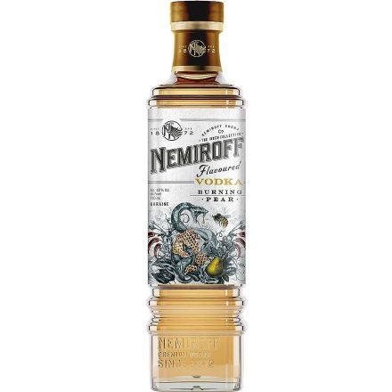 Nemiroff Burning Pear Körte vodka 1L 40%