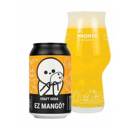 Monyo x JustVidman mangó maracuja üdítőital 0,33l/can