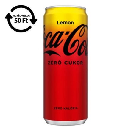 0,33l CAN Coca-Cola Zero Lemon Sleek 1/24 DRS