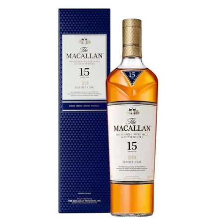 The Macallan 15 éves Double Cask Scotch Whisky 0,7l 43% DD DRS