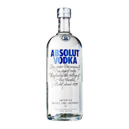 Absolut vodka 1L 40% DRS