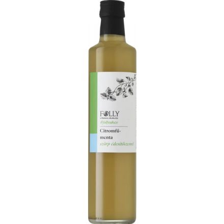 Folly Badacsonyi Cukormentes Citromfű Menta szirup 0,5l DRS