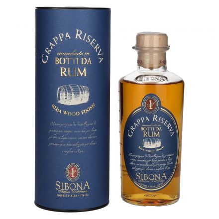 Sibona Grappa Riserva in botti da Rum 0,5l 44%