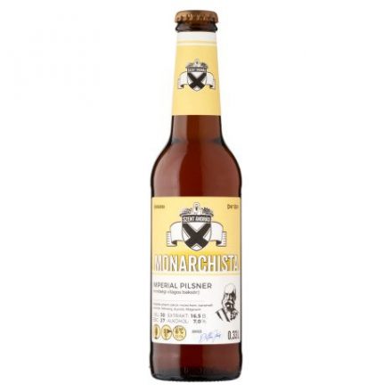 Szent András Monarchista imperial pilsner sör 0,33L 7% DRS