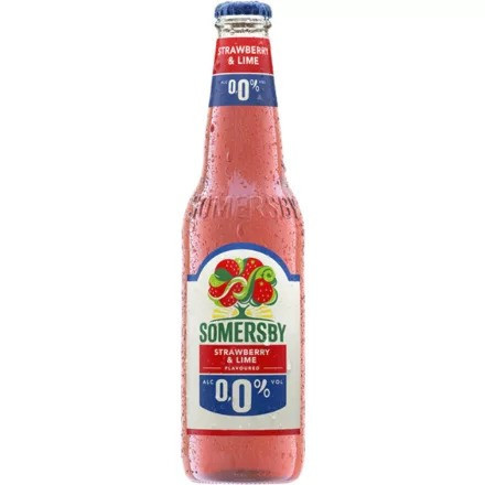 Somersby Strawberry Lime alkoholmentes cider 0,33l ü. DRS