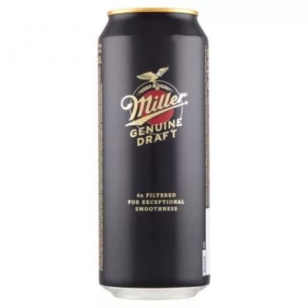 Miller Genuine Draft sör 0,5l 4,7% dob. DRS