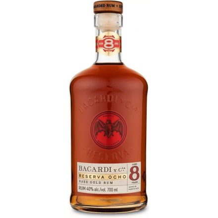 Bacardi 8 éves rum 0,7l 40% DRS