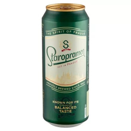 Staropramen sör 0,5l dob. DRS