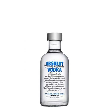 Absolut vodka 0,2l 40% DRS