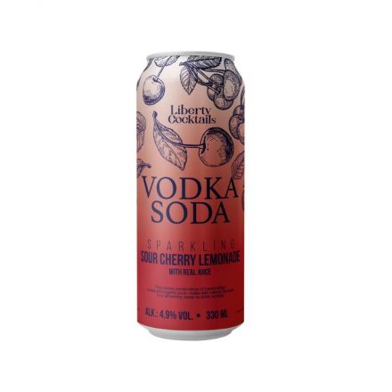 Liberty Sour Cherry Lemonade Vodka Soda 0,33l 4,9% dob 1/24 DRS