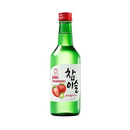 Strawberry Jinro Soju 13% 0,36l DRS