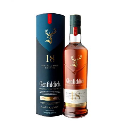 Glenfiddich 18 éves whisky 0,7l 40% DD DRS