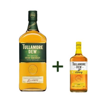 Tullamore Dew Irish Whiskey 0,7l 40%+Tullamore Dew Honey 0,05l 35% DRS