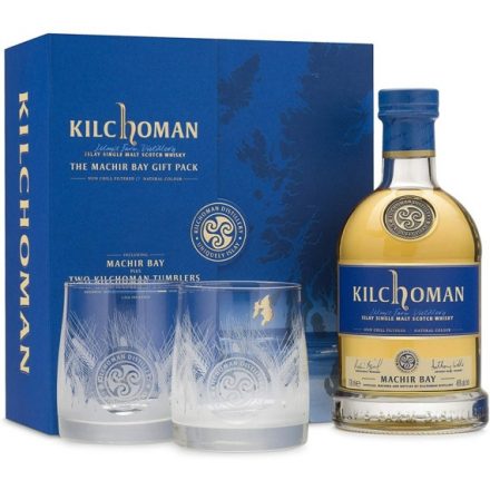 Kilchoman Machir Bay whisky 0,7l 46% + 2 pohár DD DRS